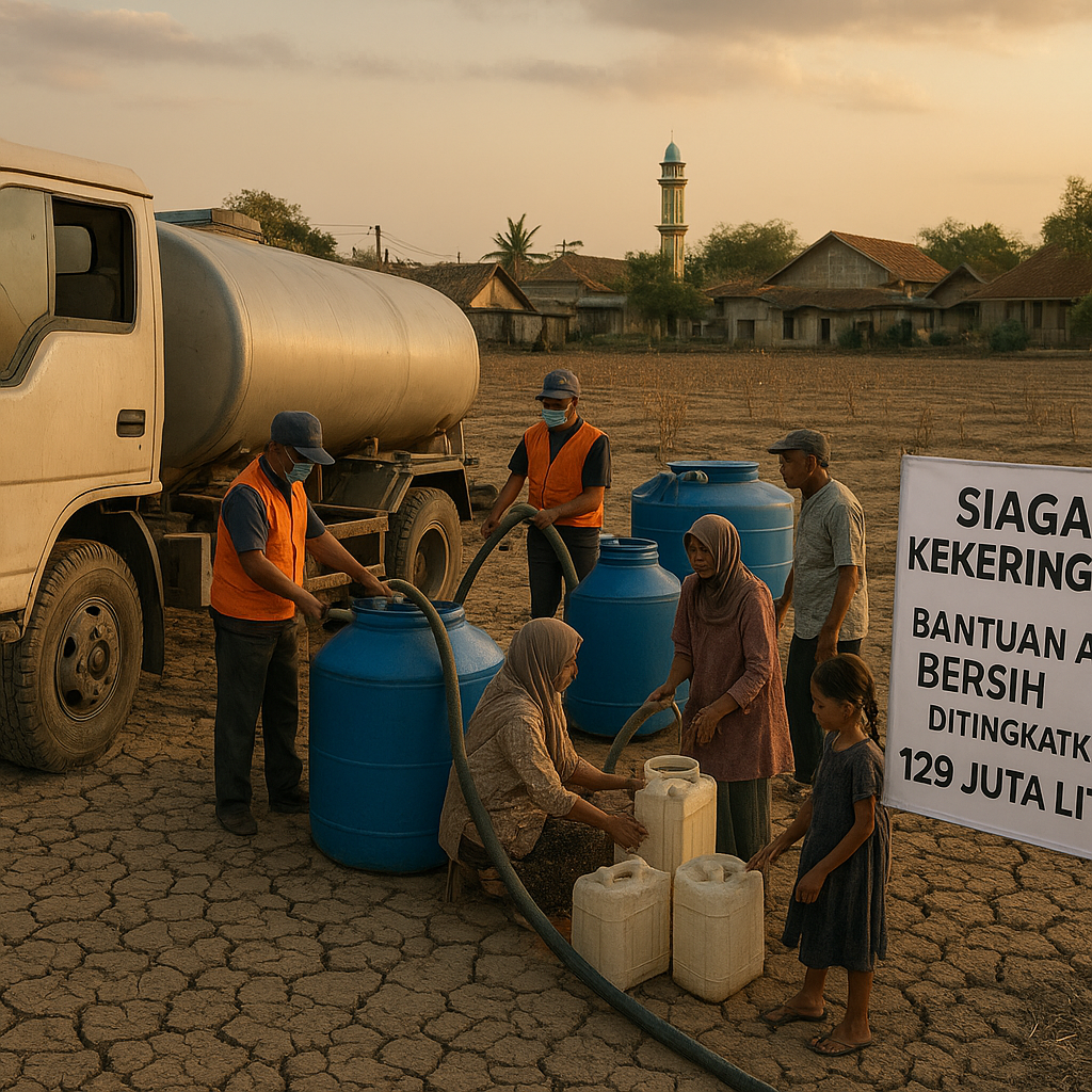 14 Daerah di Jateng Siaga Kekeringan, Ketersediaan Air Bersih untuk Bantuan Ditambah