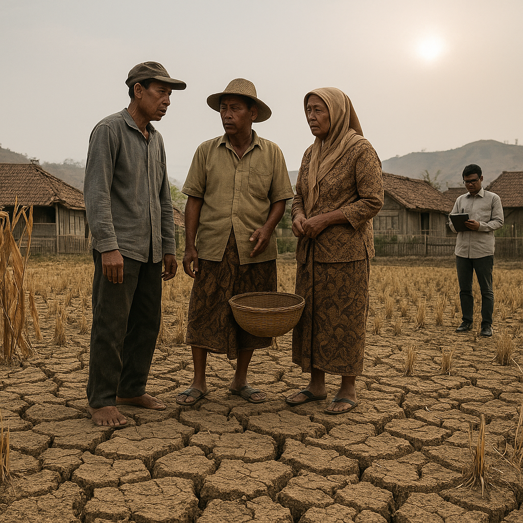 Kajian Bappenas: 214 Desa di Jawa Tengah Rawan Pangan Akibat Kekeringan Meteorologis