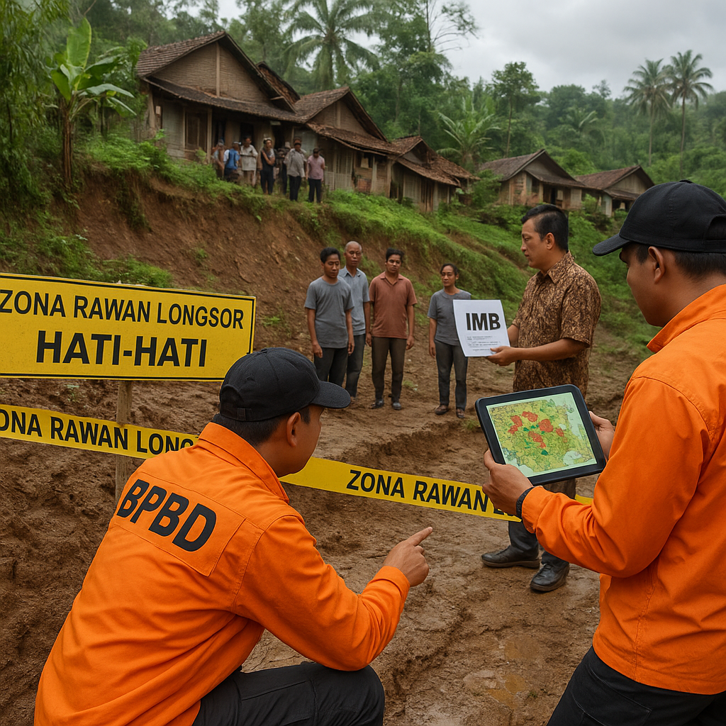 BPBD Temukan Zona Kerentanan Baru Longsor di Jawa Barat, Pemkab Diimbau Perketat IMB