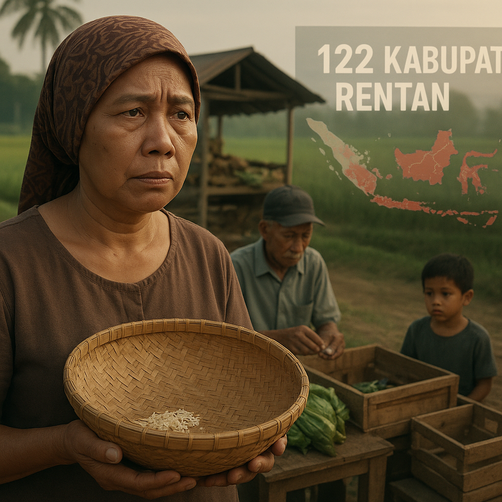 Kajian Bappenas: Kerawanan Pangan di 122 Kabupaten Perlu Intervensi Khusus