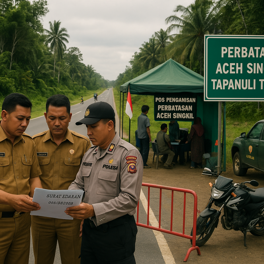 Pemkab Aceh Singkil Perketat Pengawasan Perbatasan Darat dengan Sumatera Utara