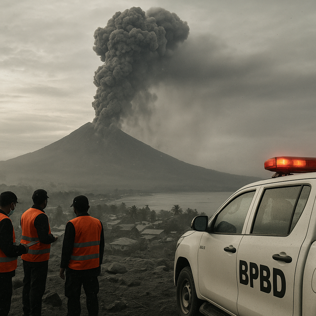 Gunung Dukono Meletus Pagi Ini, Muntahkan Abu Vulkanik 2.300 Meter