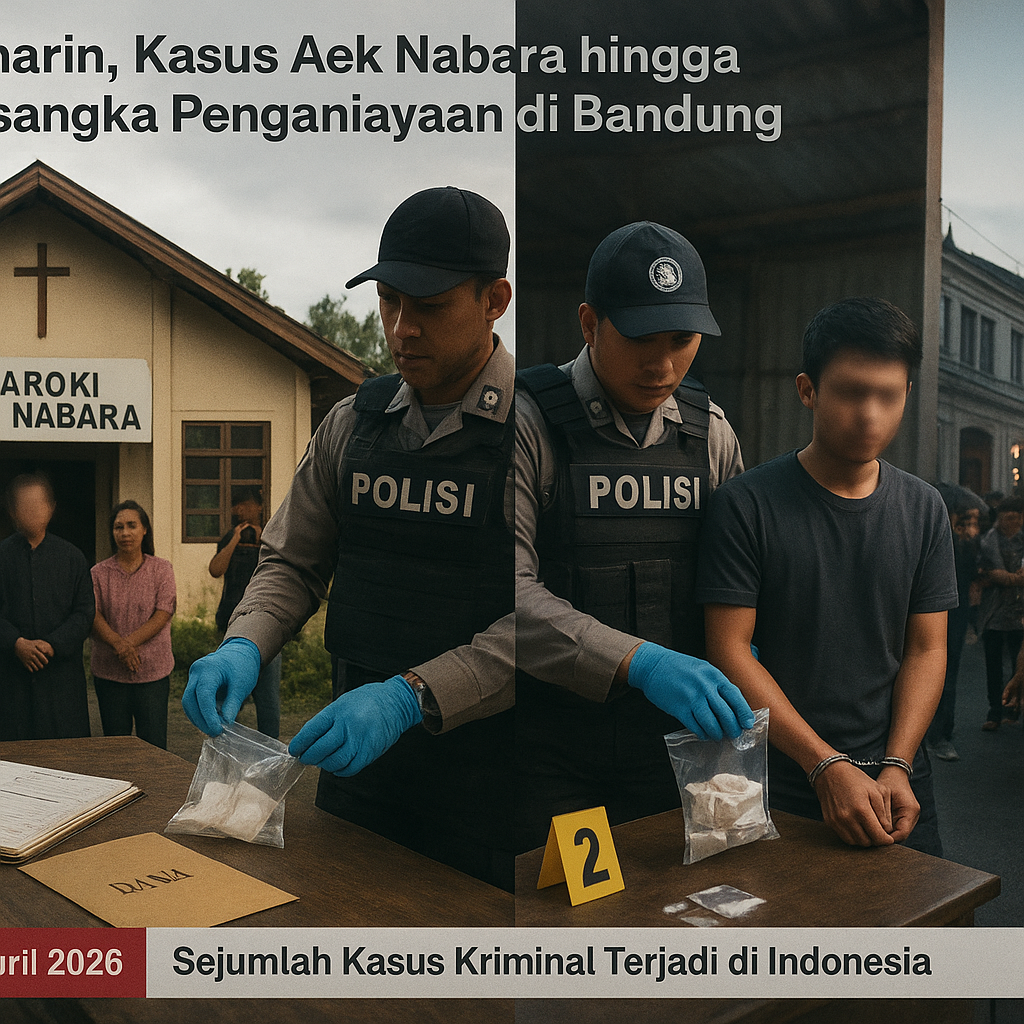Kemarin, Kasus Aek Nabara hingga Tersangka Penganiayaan di Bandung