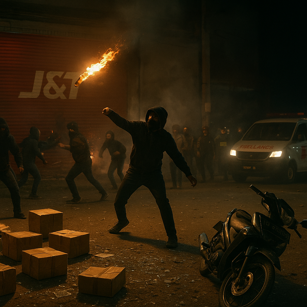 Fakta-fakta Bentrokan di Kebumen: Pengeroyokan Salah Sasaran hingga Lemparan Bom Molotov ke Gudang J&T