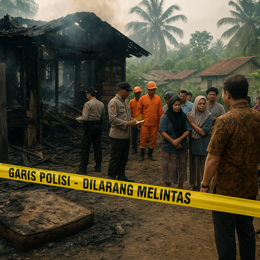 Teror Pembakaran Rumah Warga di Air Upas Ketapang, Bupati Alexander Pastikan Penanganan Serius