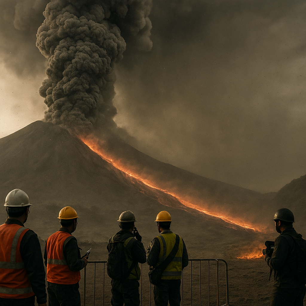 Gunung Semeru Luncurkan Awan Panas Sejauh 3,5 Kilometer