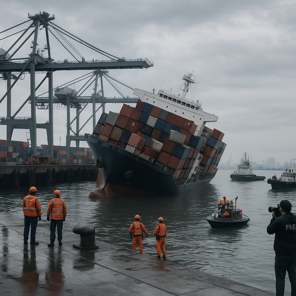 Kapal Kargo Tergelincir di Pelabuhan Tanjung Priok, Aktivitas Bongkar Muat Lumpuh Sebagian