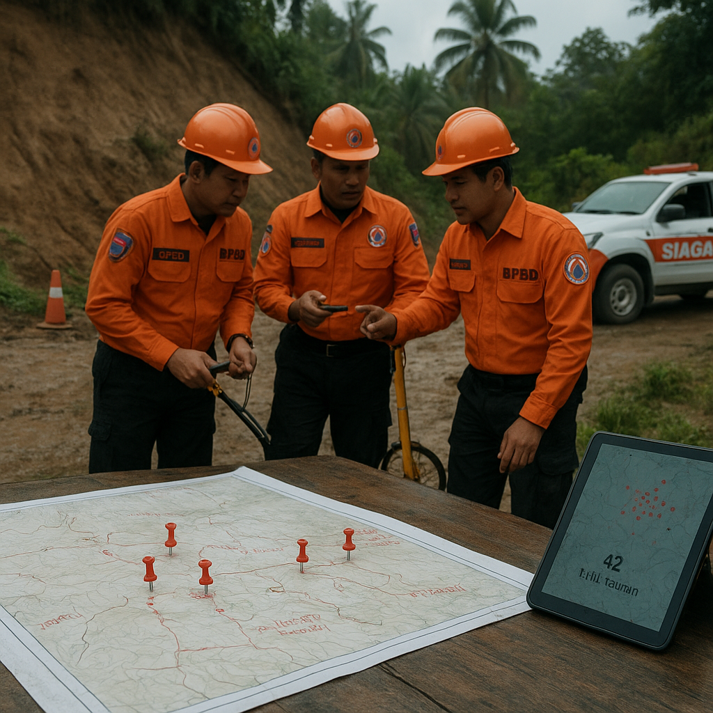 BPBD Lampung Siaga Level III, Pemetaan Rawan Bencana Tanah Longsor Diperketat di 5 Kabupaten