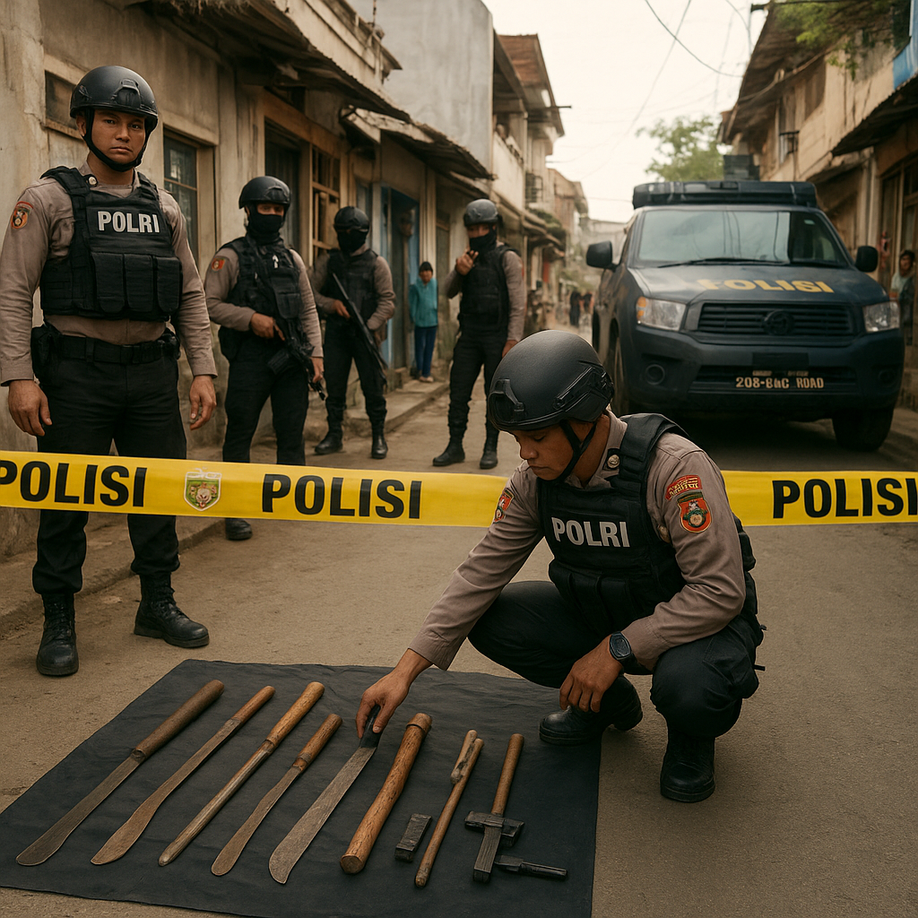 Polisi Siap Beri Tindakan Tegas ke Perusuh di Palopo, Penyisiran Wilayah Konflik Sita Alat Perang