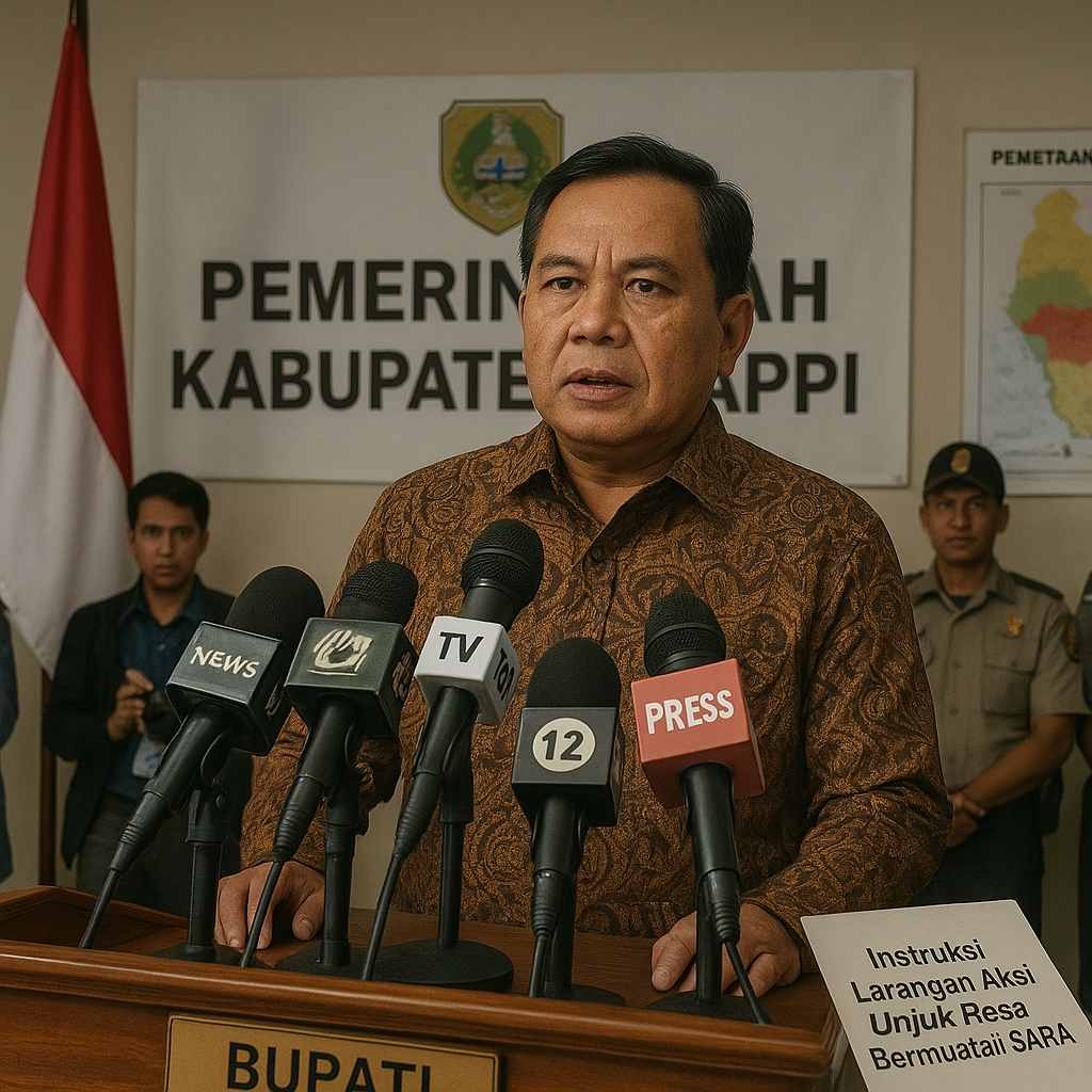 Bupati Mappi Terbitkan Instruksi Larangan Aksi Unjuk Rasa Bermuatan SARA