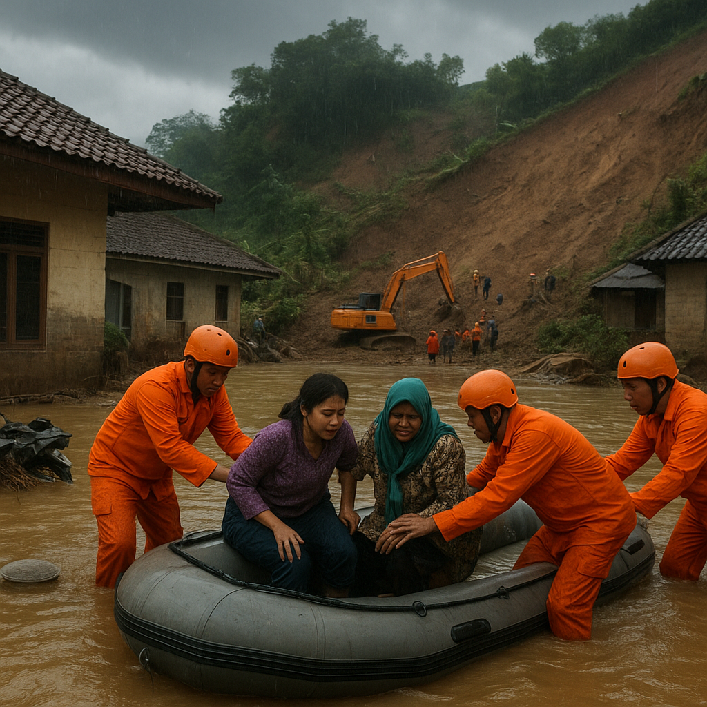 BNPB Catat 24 Kejadian Bencana Hidrometeorologi di Indonesia dalam Seminggu