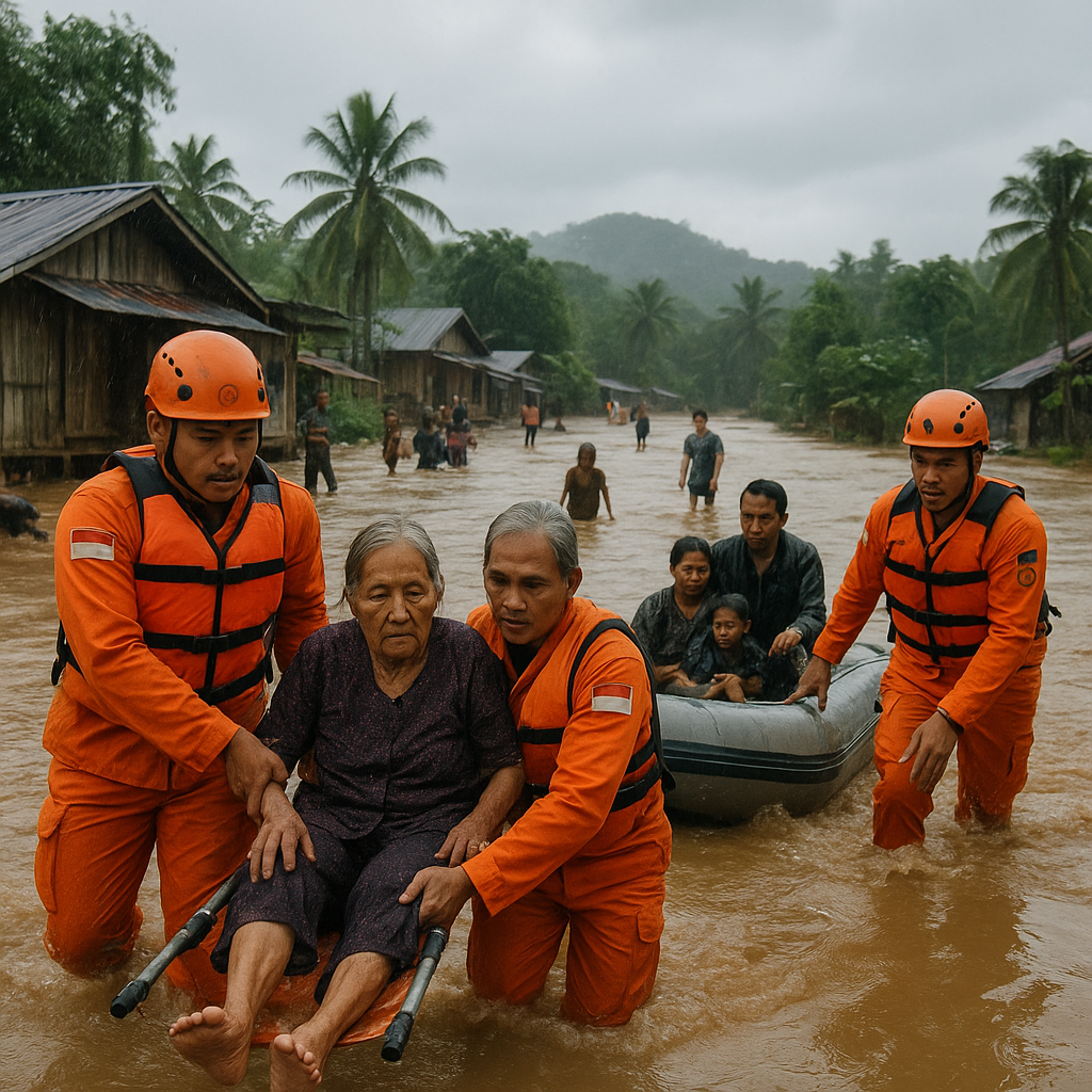 BNPB: Status Siaga Darurat Bencana Banjir Bandang Ditetapkan untuk Tiga Kabupaten di Kalimantan Barat