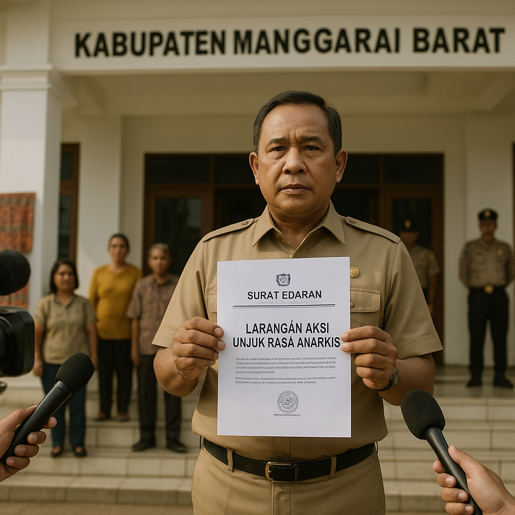 Bupati Manggarai Barat Terbitkan Surat Edaran Larangan Aksi Unjuk Rasa Anarkis