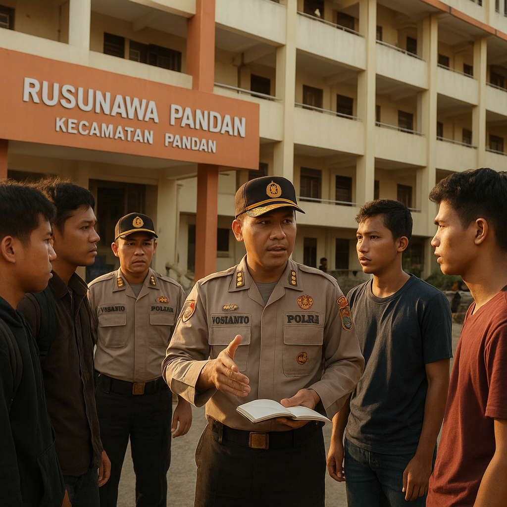 Polres Tapteng Redam Potensi Tawuran Remaja di Rusunawa Pandan