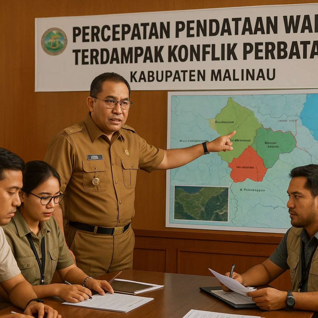 Bupati Malinau Instruksikan Percepatan Pendataan Warga Terdampak Konflik Perbatasan