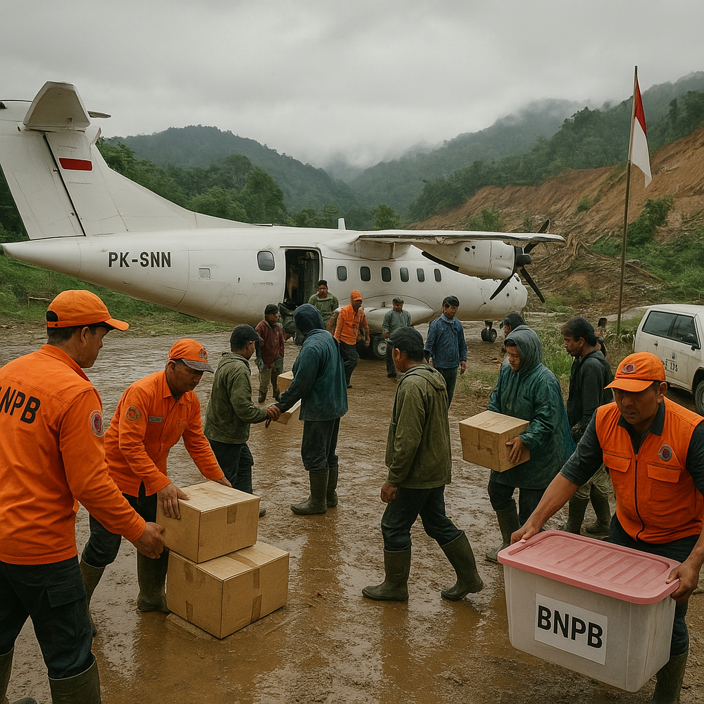 Sewa Pesawat Rp 90 Juta Sekali Terbang, BNPB Kirim Bantuan ke Krayan yang Terisolasi Akibat Longsor