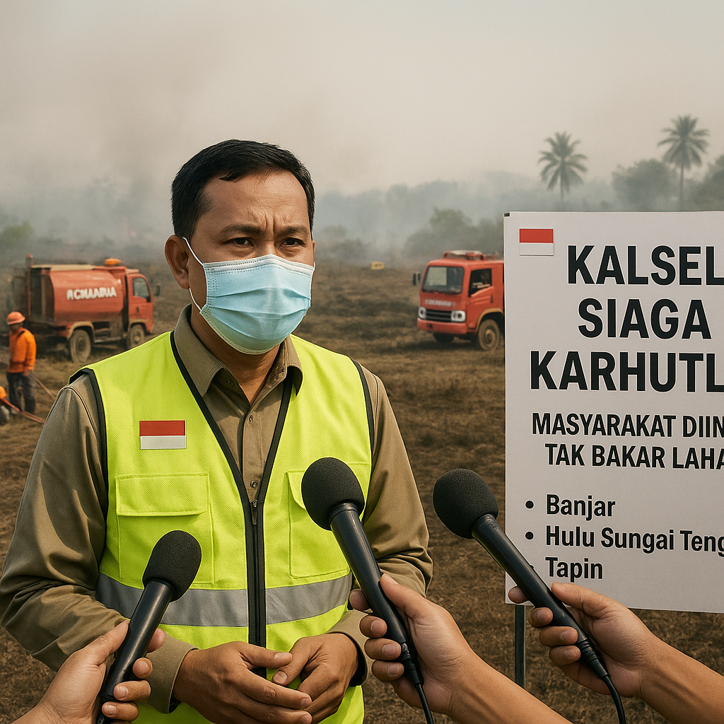 Kalsel Siaga Karhutla, Masyarakat Diimbau Tak Bakar Lahan