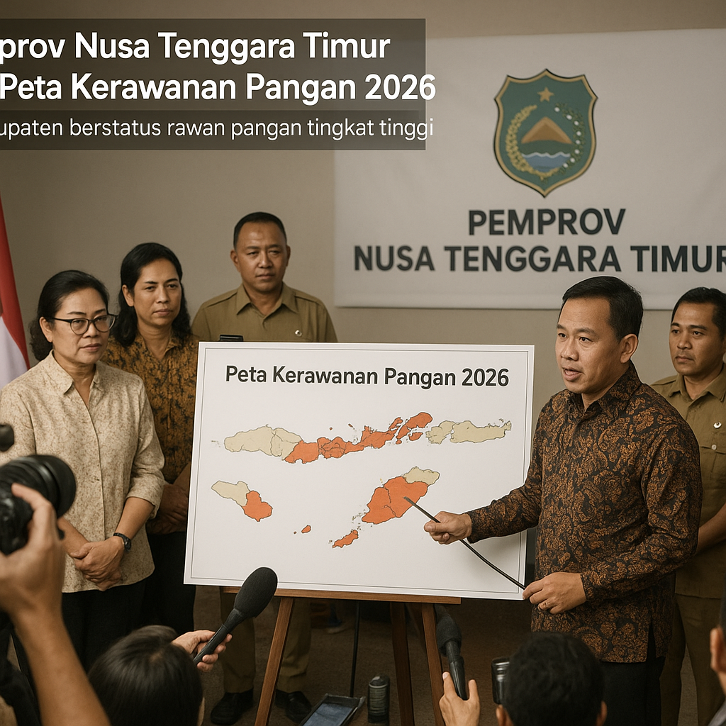 Pemprov Nusa Tenggara Timur Rilis Peta Kerawanan Pangan 2026
