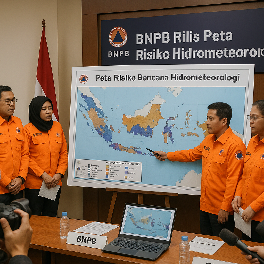 BNPB Rilis Peta Risiko Bencana Hidrometeorologi untuk 100 Kabupaten/Kota