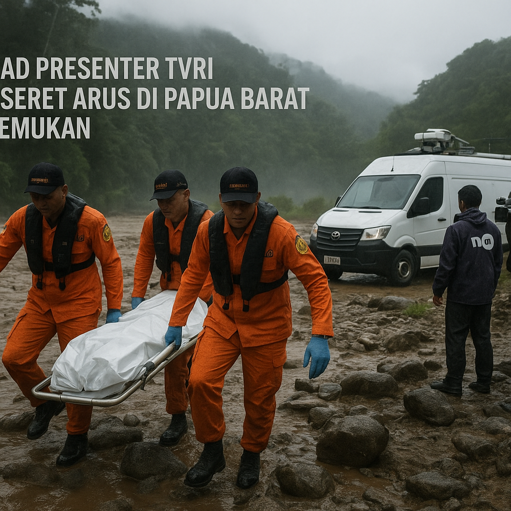 Jasad Presenter TVRI Terseret Arus di Papua Barat Ditemukan