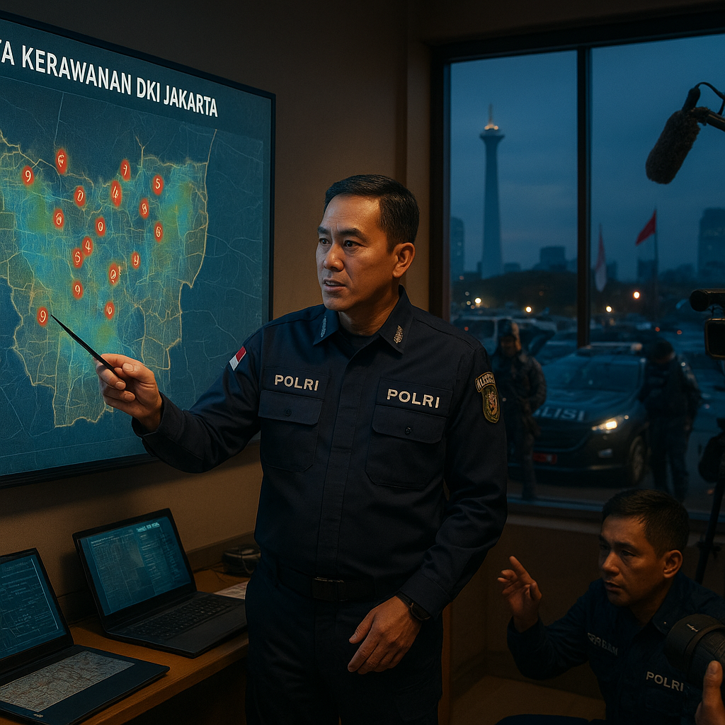 Polda Metro Jaga Kerawanan di 24 Titik Jelang Perayaan HUT RI ke-81