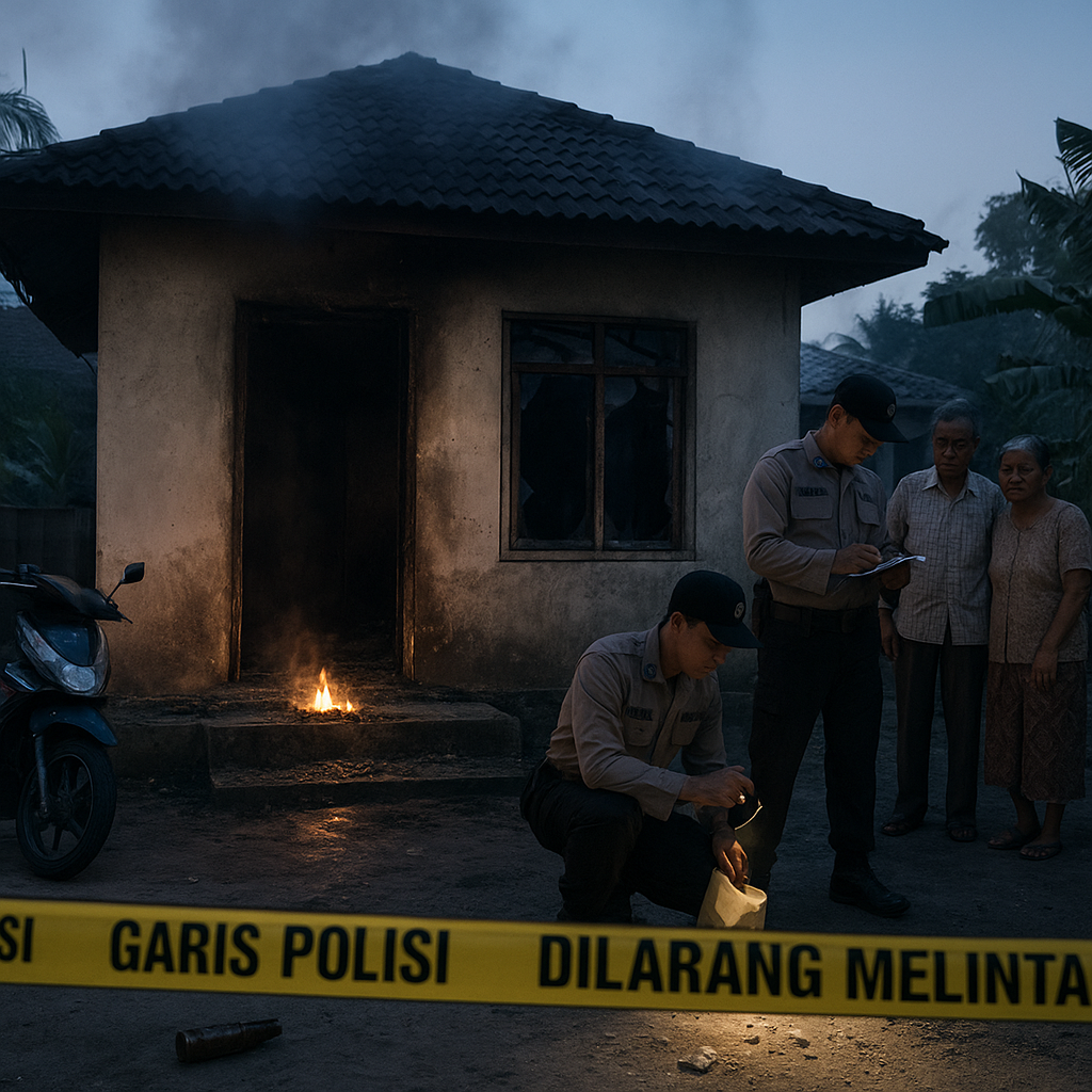 Anak Kabur Tinggalkan Utang Rp 200 Juta, Rumah Orangtua Dilempari Bom Molotov