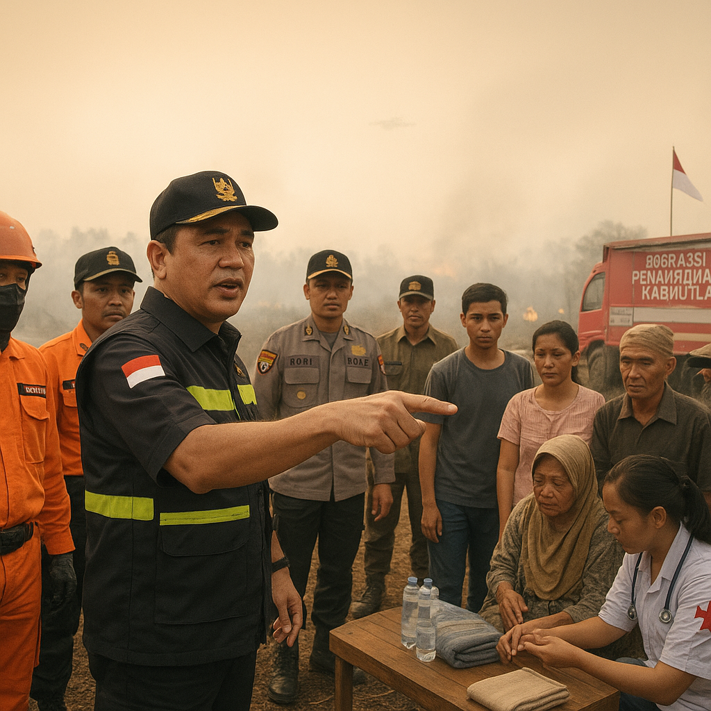 Menko Polkam Tinjau Penanganan Karhutla di Pulang Pisau, Keselamatan Masyarakat Jadi Prioritas