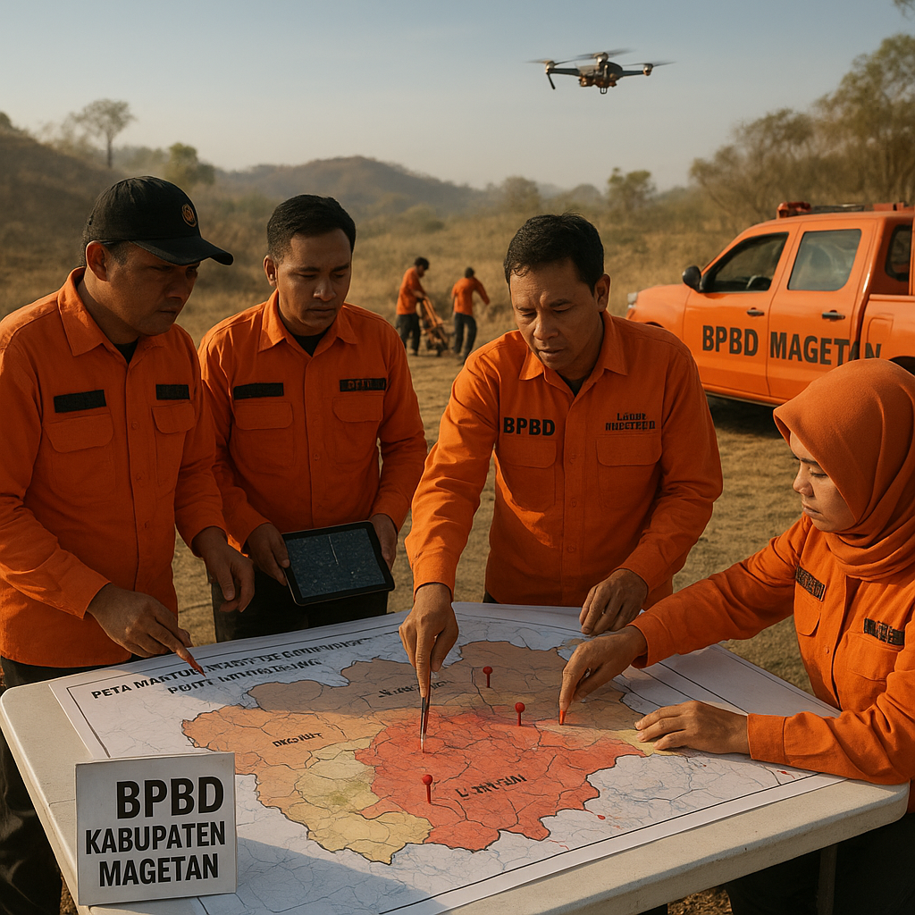 BPBD Magetan Petakan Wilayah Berpotensi Karhutla Saat Kemarau 2026