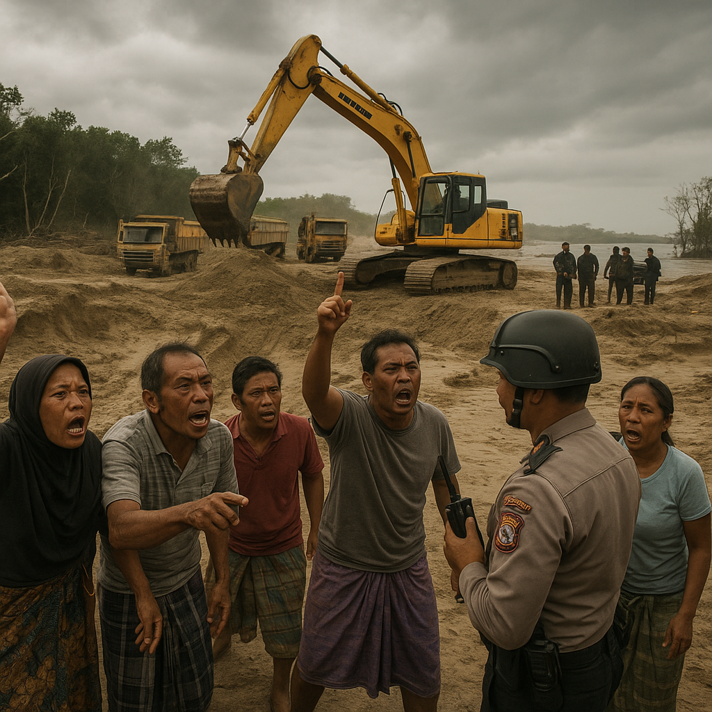 Tambang Pasir Ilegal di Bintan Memanas: Ancaman, Emosi, dan Dugaan Mafia di Balik Perusakan Lingkungan