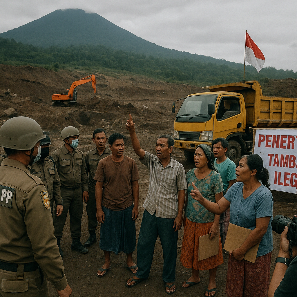Penertiban Tambang Ilegal di Banyumas Picu Ketegangan dengan Warga