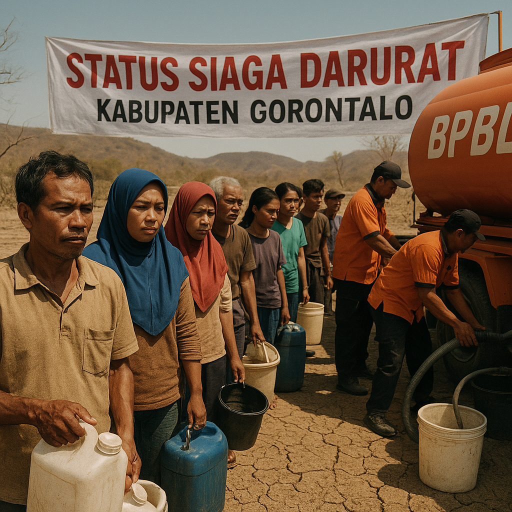 Ribuan Jiwa di Gorontalo Kesulitan Air Bersih Akibat Kemarau, Satu Kabupaten Siaga Darurat