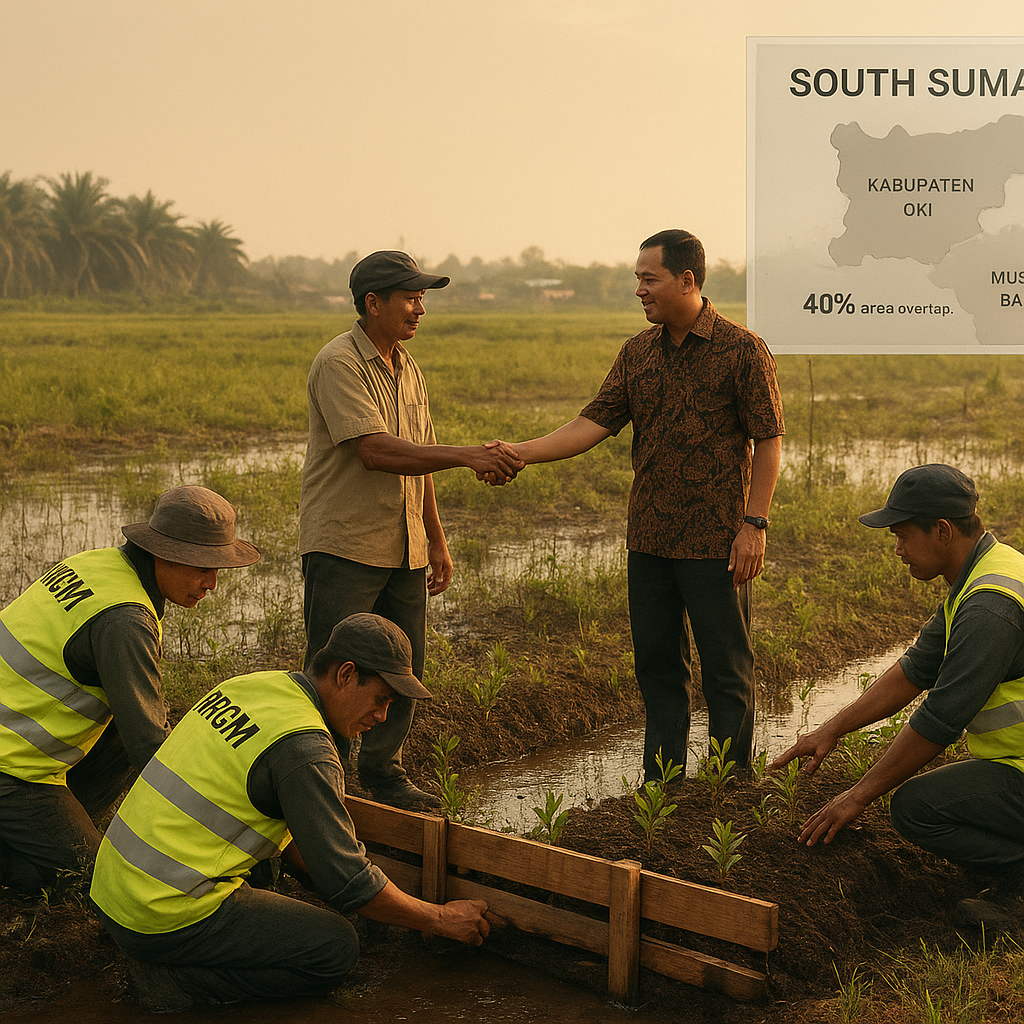 Perspektif: Mengapa Restorasi Jurnal Kebakaran Gambut Penting untuk Mitigasi Konflik Lahan di Sumatera Selatan?