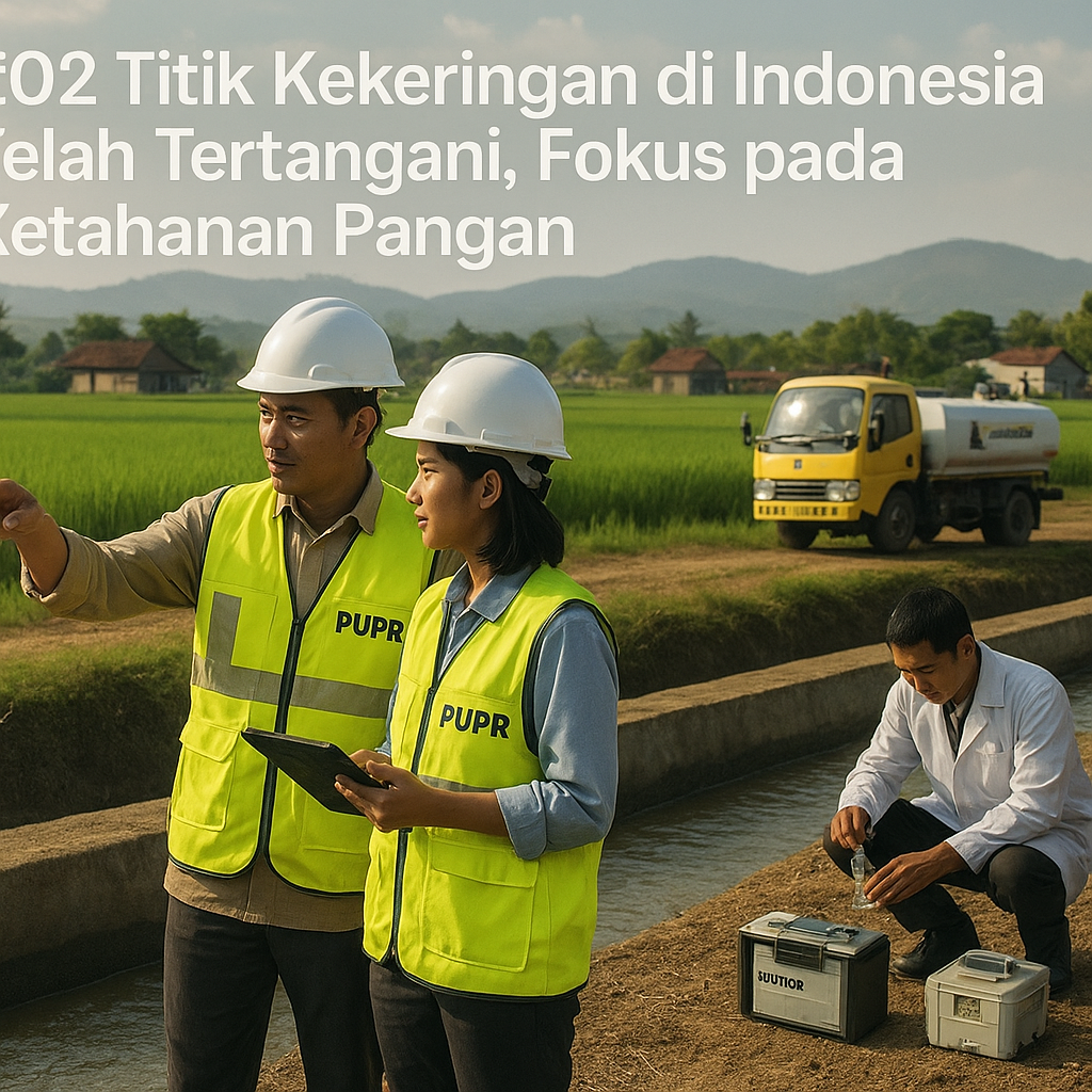 202 Titik Kekeringan di Indonesia Telah Tertangani, Fokus pada Ketahanan Pangan