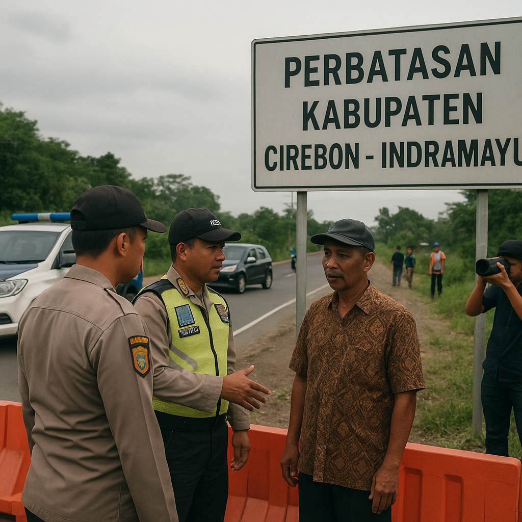 Polda Jabar Tingkatkan Pengamanan di Perbatasan Cirebon-Indramyu Pasca Gesekan Massa