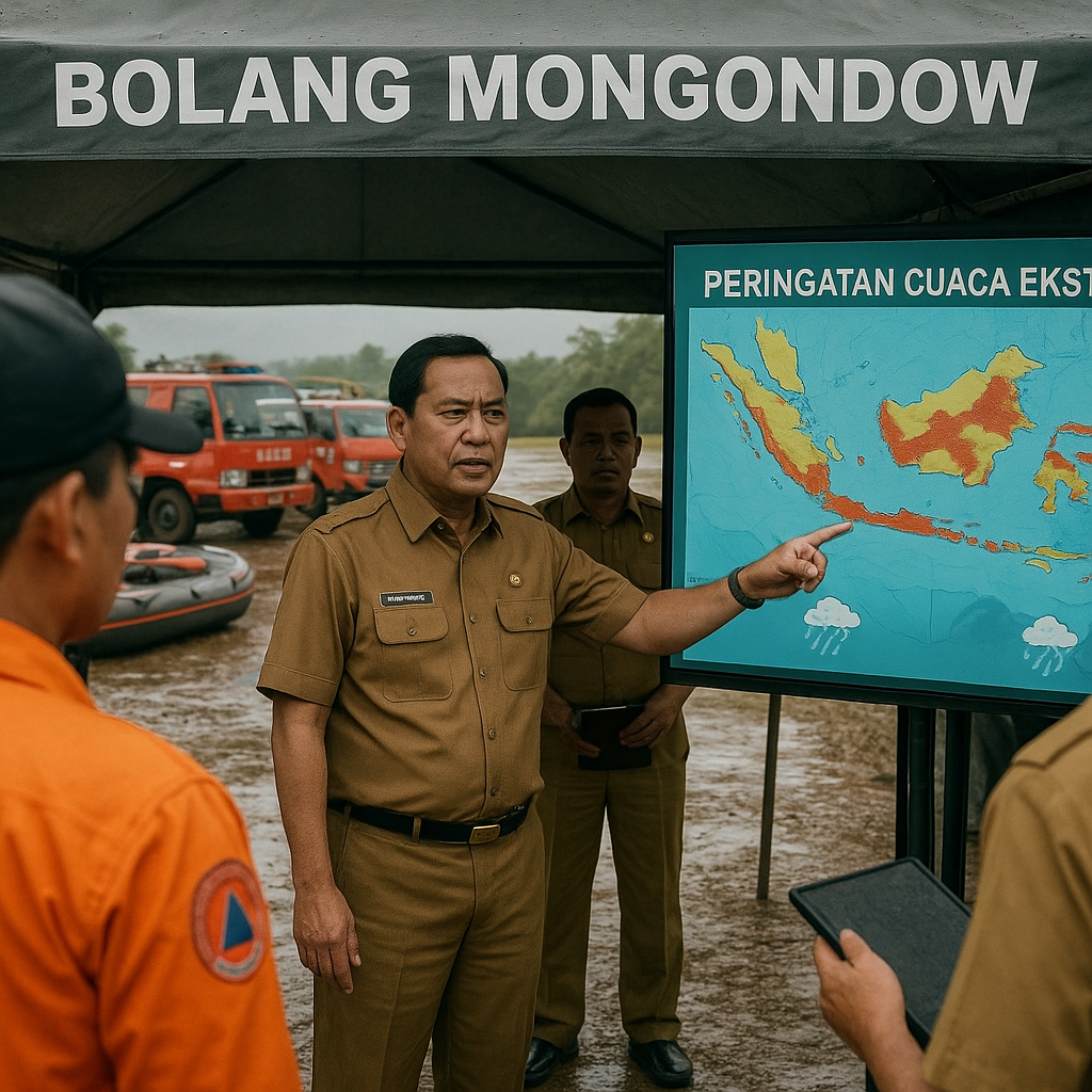 Bupati Bolaang Mongondow Instruksikan Antisipasi Banjir dan Longsor Pasca Cuaca Ekstrem