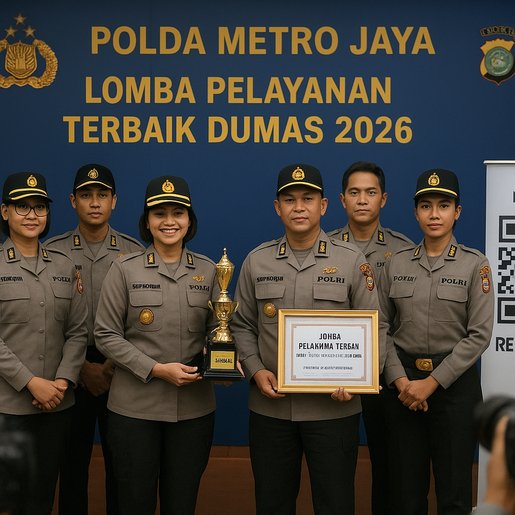 Sipropam Polres Jakarta Barat Raih Juara Tiga Tingkat Polda Metro Jaya: Respons Cepat Dumas QR Code