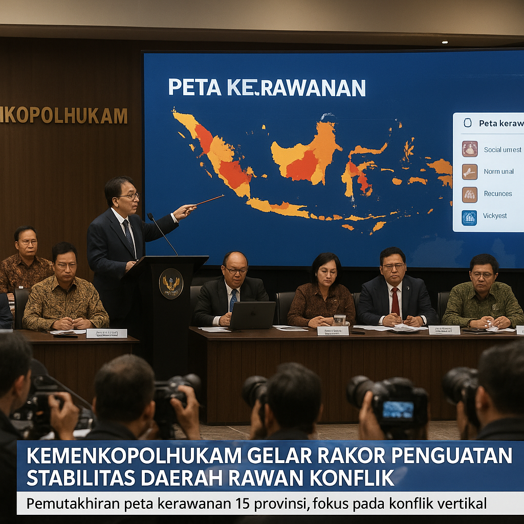 Kemenkopolhukam Gelar Rakor Penguatan Stabilitas Daerah Rawan Konflik