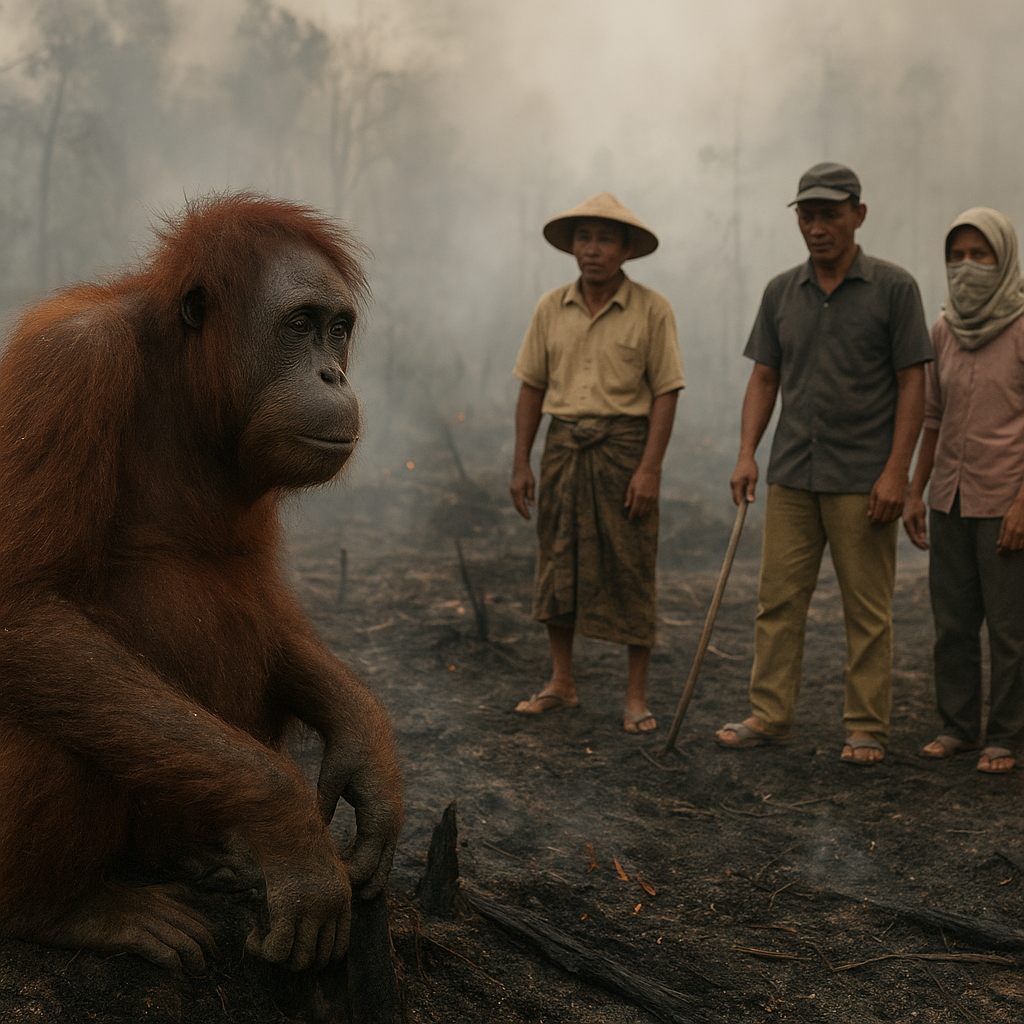 YIARI: Karhutla Berulang di Ketapang Picu Konflik Orangutan-Warga