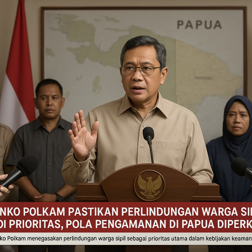 Menko Polkam Pastikan Perlindungan Warga Sipil Jadi Prioritas, Pola Pengamanan di Papua Diperkuat