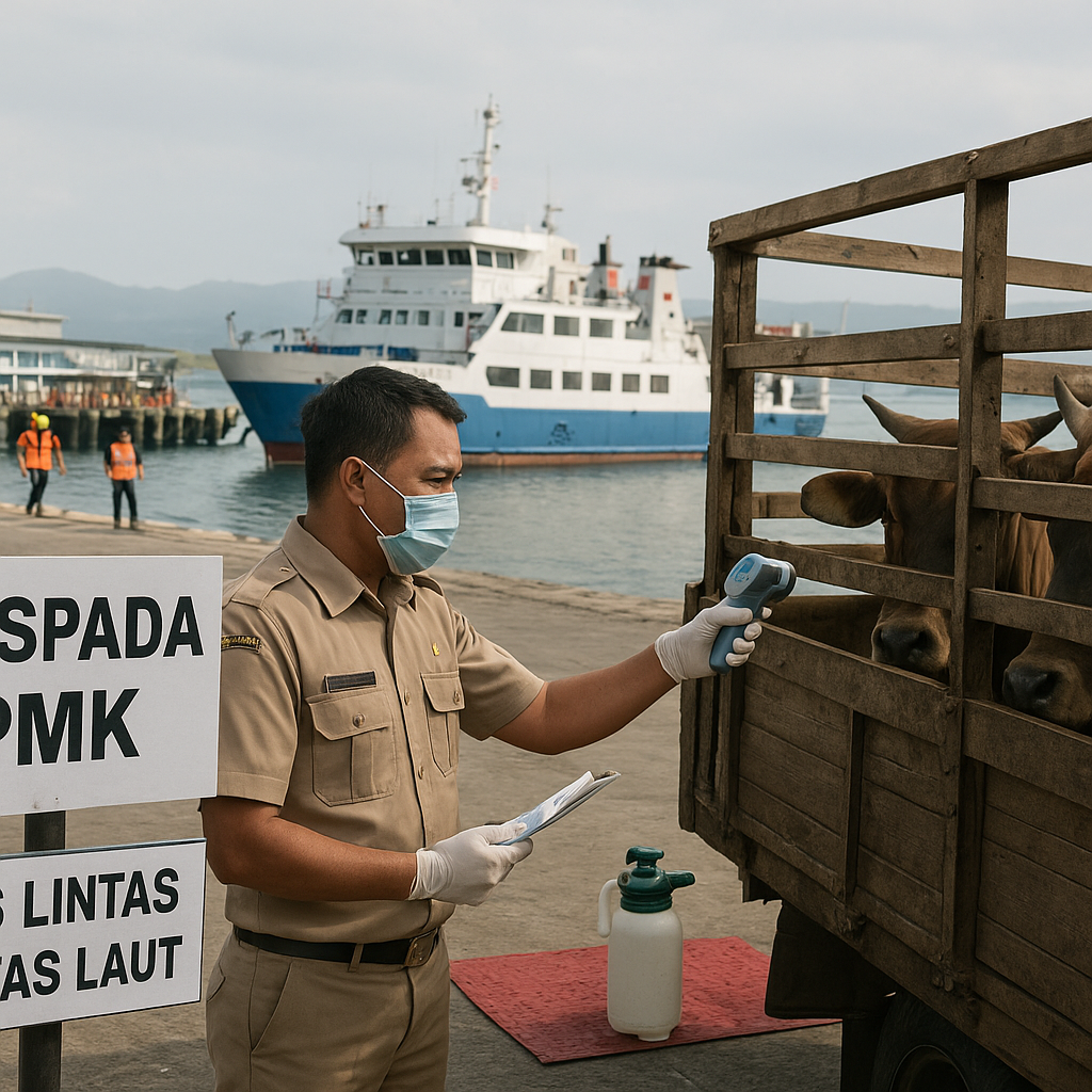 Pemkot Kupang Waspadai Penyebaran PMK Masuk dari Daerah Lain melalui Pelabuhan