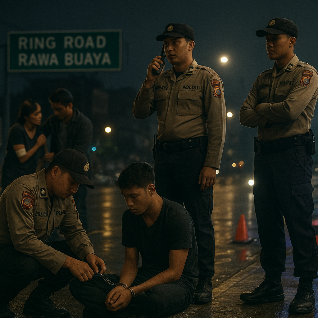 Polisi Amankan Satu Pelaku Begal Sadis di Ring Road Rawa Buaya: Sempat Lukai Korban dan Satu Pelaku Buron