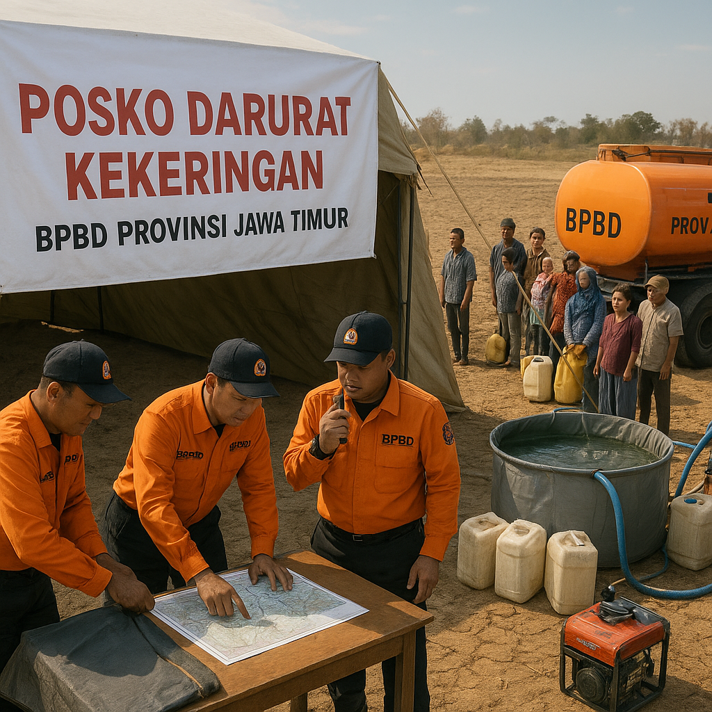 Jawa Timur Siagakan Posko Darurat Kekeringan di 15 Kabupaten