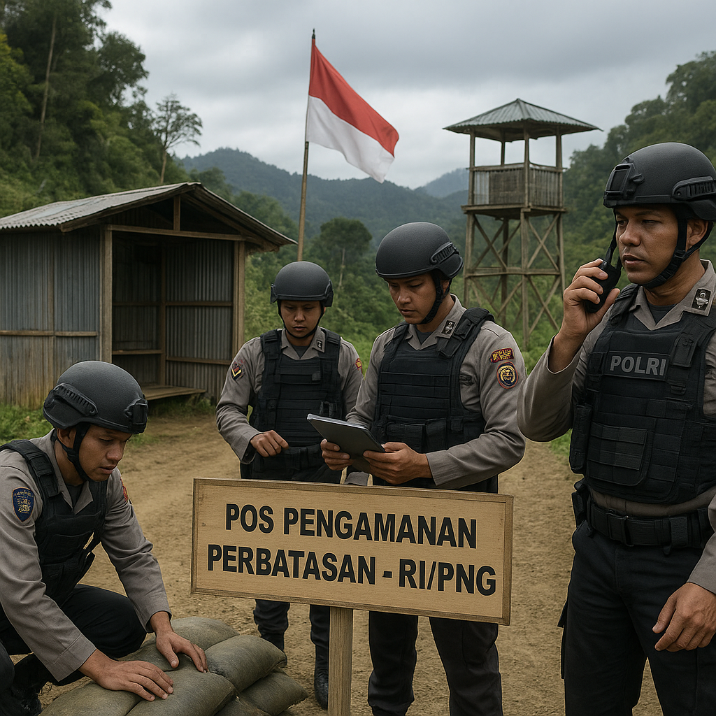 Kapolri Perintahkan Penambahan Personel di Perbatasan RI-PNG