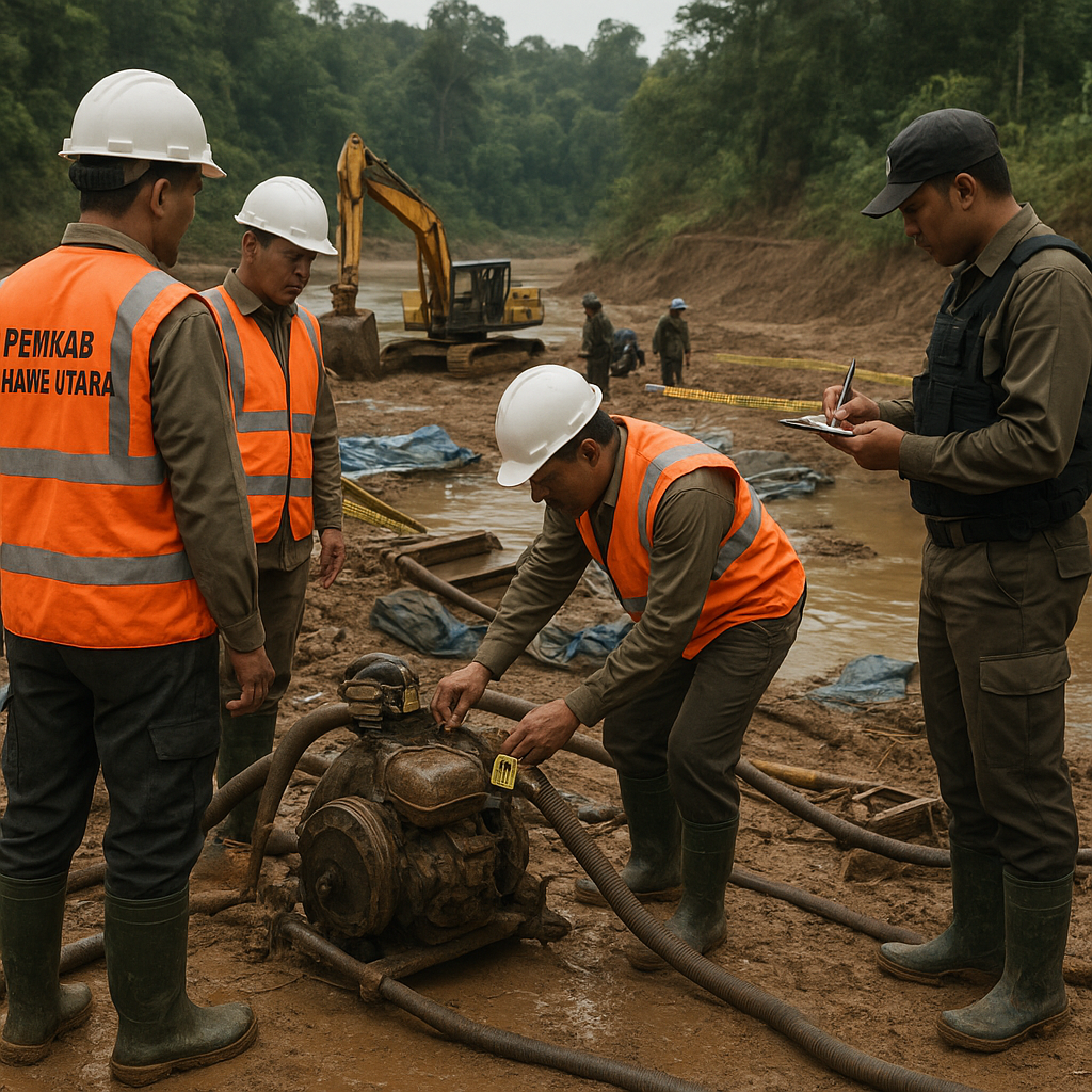 Penertiban Tambang Ilegal di Konawe Utara Digalakkan