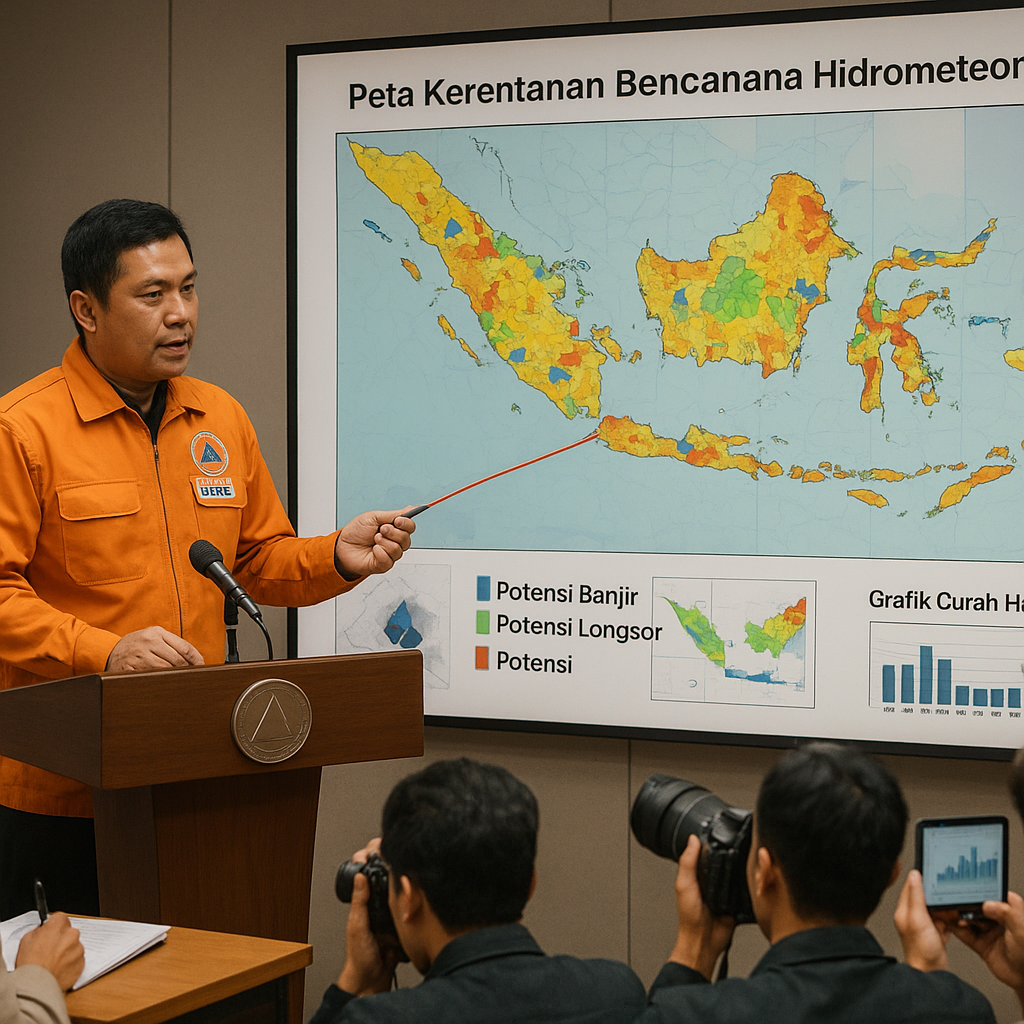 BNPB Rilis Peta Kerentanan Bencana Hidrometeorologi untuk 50 Kabupaten/Kota