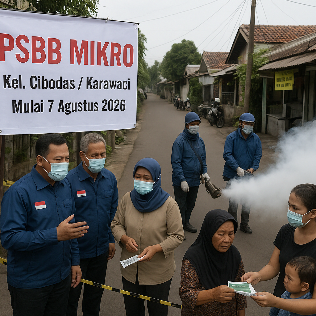 Pemkot Tangerang Berlakukan PSBB Mikro di Dua Kelurahan Akutat Kasus DBD Melonjak