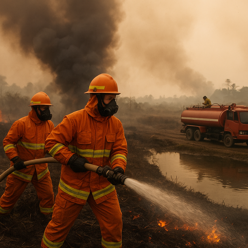 400 Hektar Lahan Gambut di Kalteng Terbakar, Reservoir Jadi Andalan