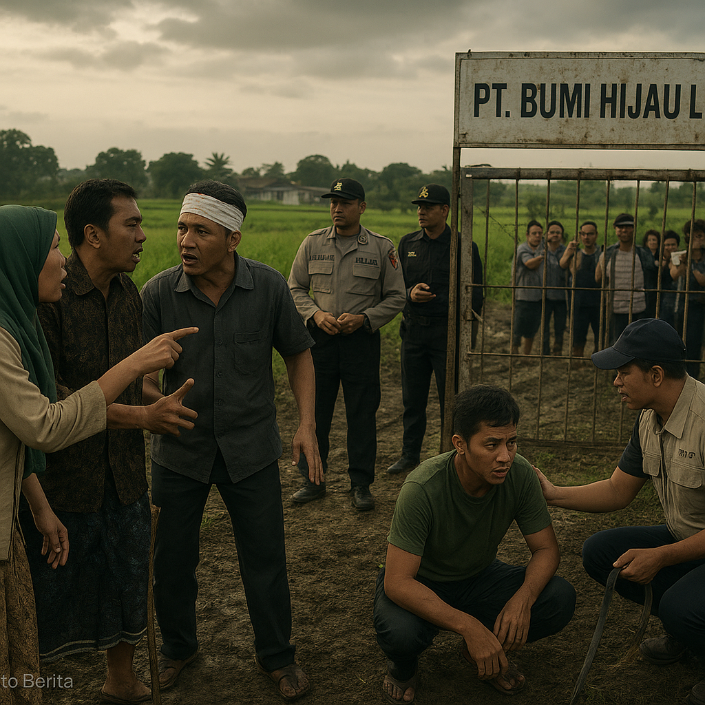 Konflik Lahan di Kecamatan Telukjambe, Karawang Memanas, 5 Warga Terluka