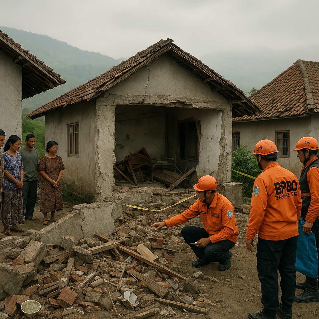 Gempa Bumi Magnitudo 5,2 Guncang Kabupaten Garut, 2 Rumah Rusak
