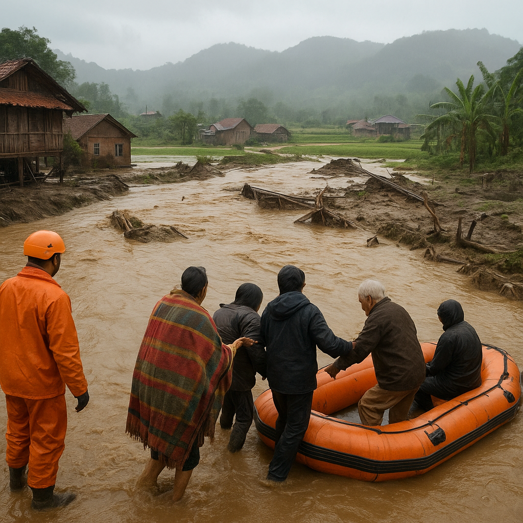Bencana Banjir Bandang Terjang Kabupaten Cianjur, 12 Desa Terisolasi